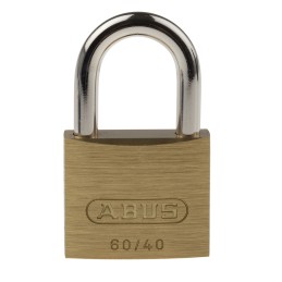 1 pcs - ABUS Key Weatherproof Brass, Steel Padlock, 6mm Shackle, 40mm Body
