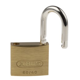 1 pcs - ABUS Key Weatherproof Brass, Steel Padlock, 6mm Shackle, 40mm Body