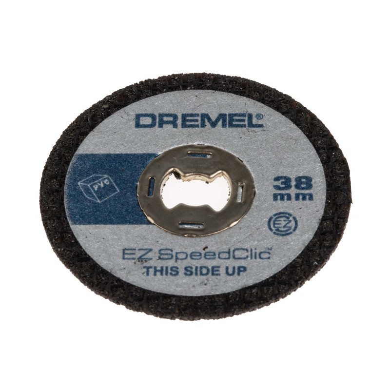 1 Set - Dremel Aluminium Oxide Cutting Disc, 38mm x 1.12mm Thick, Medium Grade, P60 Grit, 5 in pack