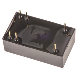 1 pcs - TRACOPOWER TEL 2 DC-DC Converter, ±15V dc/ ±65mA Output, 4.5 - 9 V dc Input, 2W, Through Hole, +75°C Max Temp