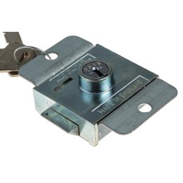 1 pcs - Euro-Locks a Lowe & Fletcher group Company Steel Padlockable Door Bolt