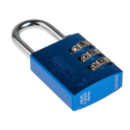 1 pcs - ABUS 145/30 Combination Weatherproof Aluminium, Steel Safety Padlock, 5mm Shackle, 30mm Body