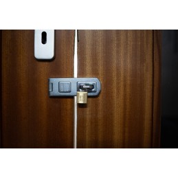 1 pcs - RS PRO Key Weatherproof Brass Padlock, 4mm Shackle, 20mm Body