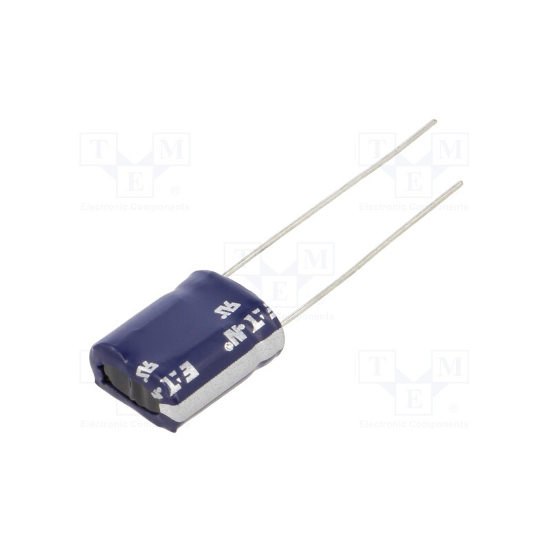 1 pcs x EATON ELECTRONICS - PB-5R0V104-R - Supercapacitor, THT, 100mF, 5VDC, -20÷80%, Pitch: 7.3mm, 4Ω, 3uA