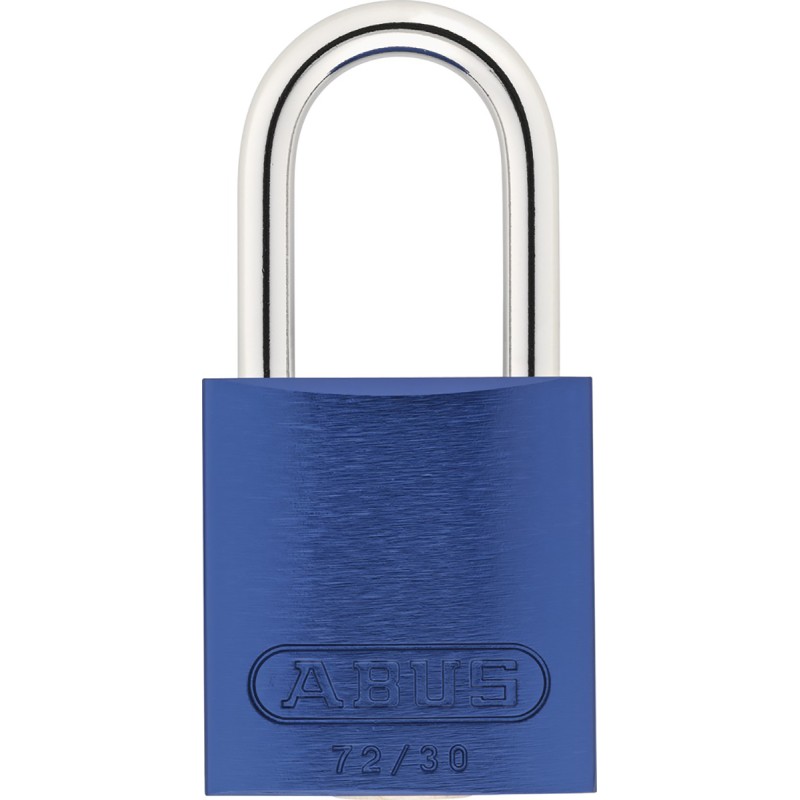 1 pcs - ABUS 72/30 Key Weatherproof Aluminium, Steel Safety Padlock, 4.4mm Shackle, 31.8mm Body