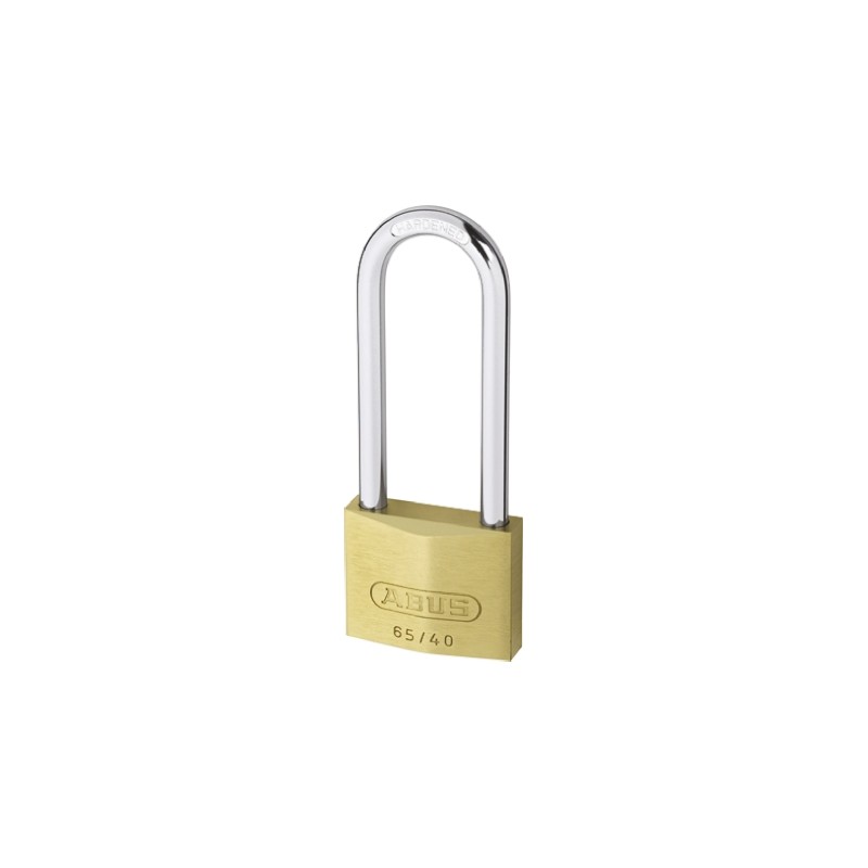 1 pcs - ABUS Key Weatherproof Brass, Steel Padlock, Keyed Alike, 6mm Shackle, 65mm Body