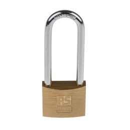 1 pcs - RS PRO Key Weatherproof Brass Padlock, 6mm Shackle, 40mm Body