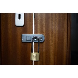 1 pcs - RS PRO Key Weatherproof Brass Padlock, 6mm Shackle, 40mm Body