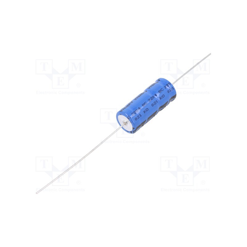 1 pcs x VISHAY - MAL202115222E3 - Capacitor: electrolytic, THT, 2.2mF, 16VDC, Ø12.5x30mm, ±20%, 8000h