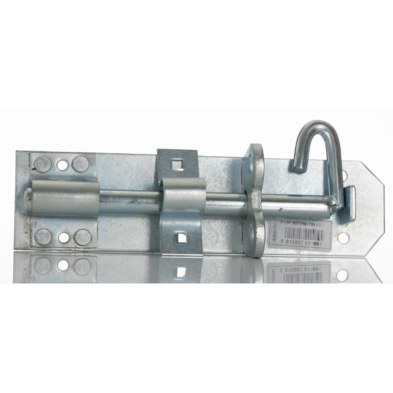 1 pcs - RS PRO Steel Padlockable Zinc Door Bolt