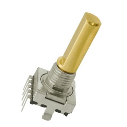 10 pcs - Elma 8 Pulse 2 bit Quadrature Mechanical Rotary Encoder with a 6 mm Slotted Shaft