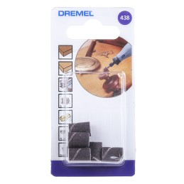 1 Set - Dremel Sanding Drum x 6.4mm Diameter, 120 Grit
