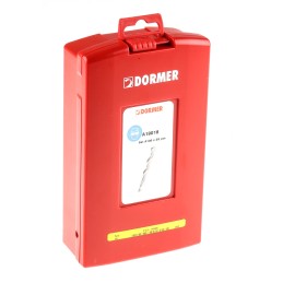 1 Set - Dormer 29-Piece Twist Drill Bit Set for Multi-Material, 1/2in Max, 1/16in Min, HSS Bits