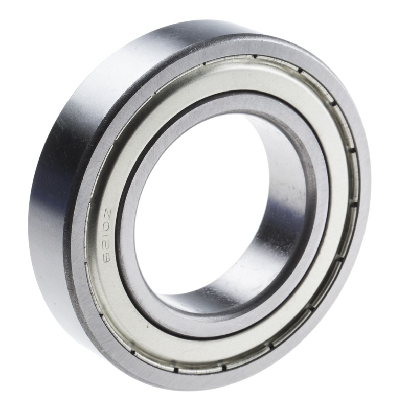 1 pcs - RS PRO 6210-2Z Single Row Deep Groove Ball Bearing- Both Sides Shielded 50mm I.D, 90mm O.D