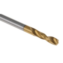 1 Tube of 5 - RS PRO HSS Twist Drill Bit, 2.5mm Diameter, 43 mm Overall