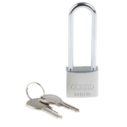 1 pcs - ABUS 64TI Key Weatherproof Titanium Weatherproof Padlock, 5mm Shackle, 30mm Body