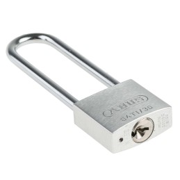 1 pcs - ABUS 64TI Key Weatherproof Titanium Weatherproof Padlock, 5mm Shackle, 30mm Body