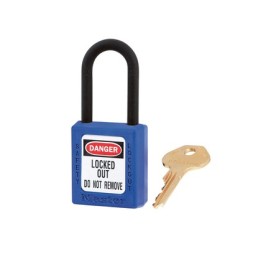 1 pcs - Master Lock Key Safety Padlock, 6mm Shackle