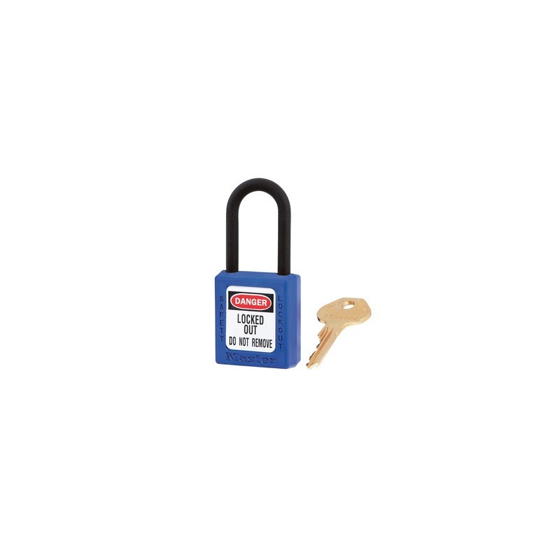 1 pcs - Master Lock Key Safety Padlock, 6mm Shackle
