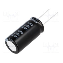 1 pcs x Elite - PF2W680MNN1836 - Capacitor: electrolytic, THT, 68uF, 450VDC, Ø18x35.5mm, ±20%, 2000h
