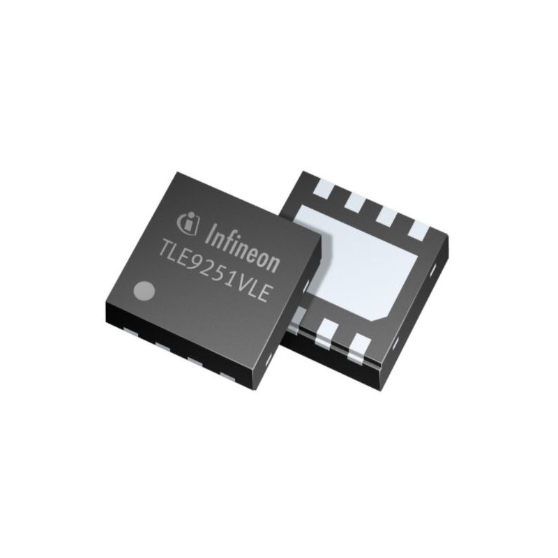 10 pcs - Infineon TLE9251VLEXUMA1, CAN Transceiver 5Mbps, 8-Pin PG-TSON-8