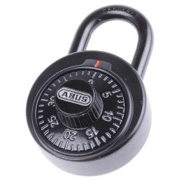 1 pcs - ABUS Combination Weatherproof Brass, Steel Combination Padlock, 7mm Shackle, 48mm Body