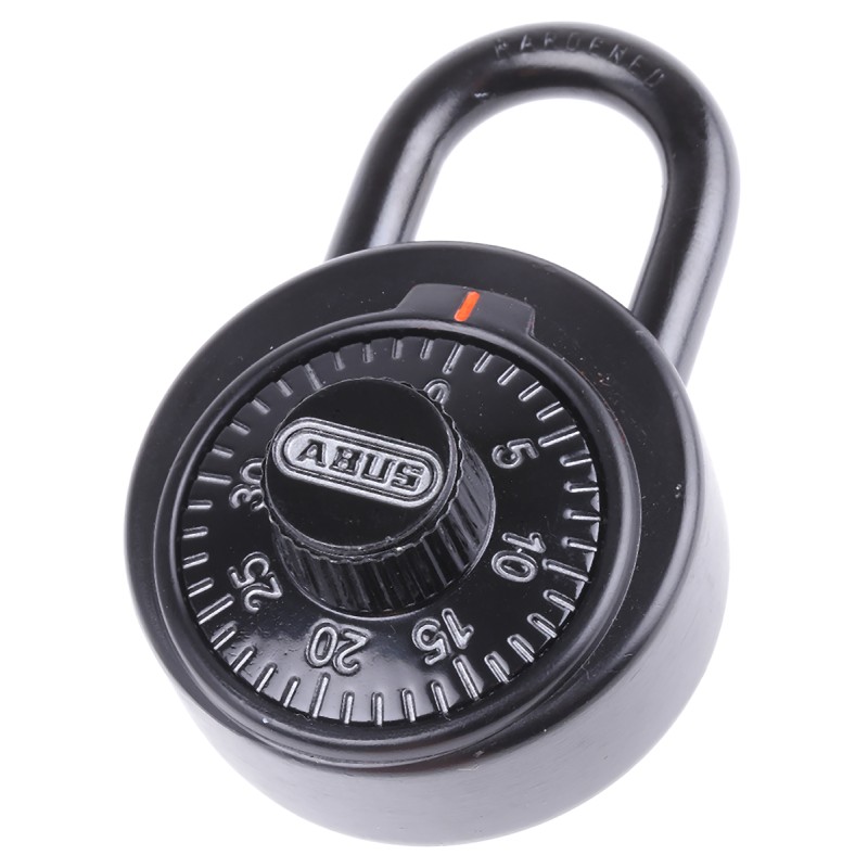 1 pcs - ABUS Combination Weatherproof Brass, Steel Combination Padlock, 7mm Shackle, 48mm Body