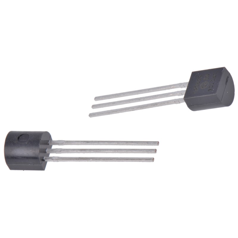 25 pcs - P-Channel MOSFET, 250 mA, 60 V, 3-Pin TO-92 Microchip VP2106N3-G