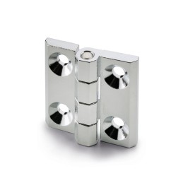 1 pcs - Elesa Zinc Alloy Butt Hinge with a Fixed Pin, Screw Fixing, 40mm x 40mm x 9mm