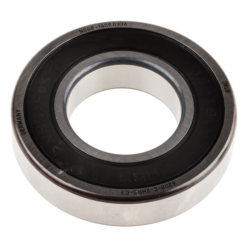 1 pcs - FAG 6208-C-2HRS-C3 Single Row Deep Groove Ball Bearing- Both Sides Sealed 40mm I.D, 80mm O.D