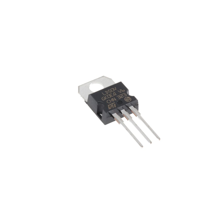 10 pcs - STMicroelectronics LD1117V50, 1 Low Dropout Voltage, Voltage Regulator 1.3A, 5 V 3-Pin, TO-220