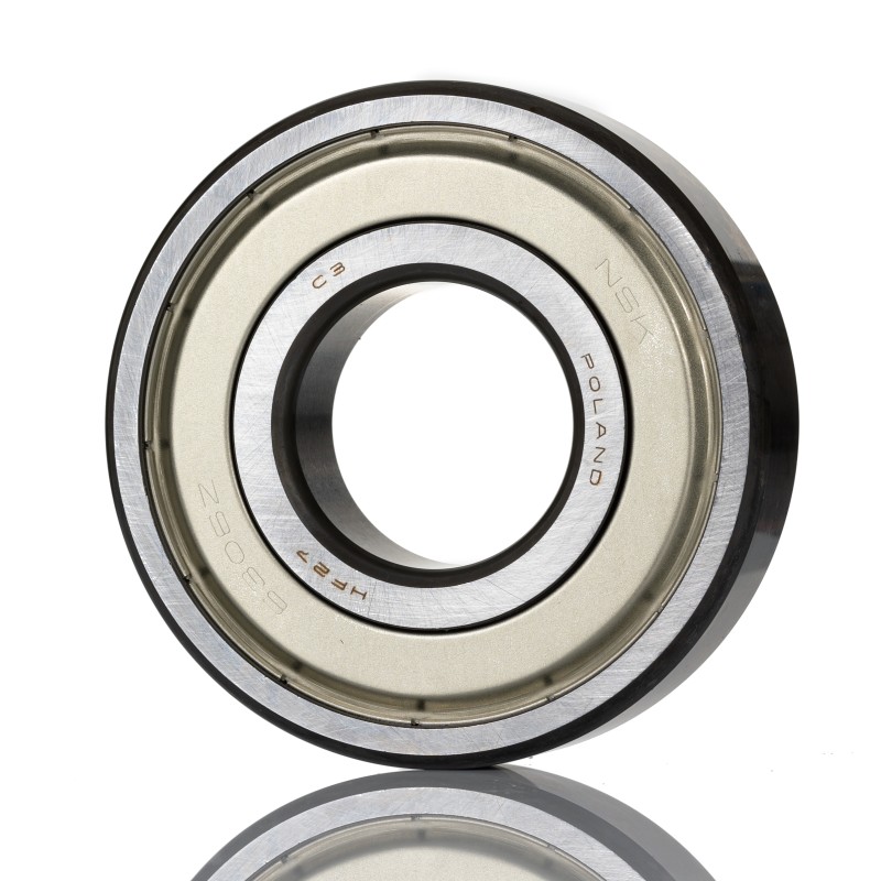 1 pcs - NSK 6306ZZC3 Single Row Deep Groove Ball Bearing- Both Sides Shielded 30mm I.D, 72mm O.D