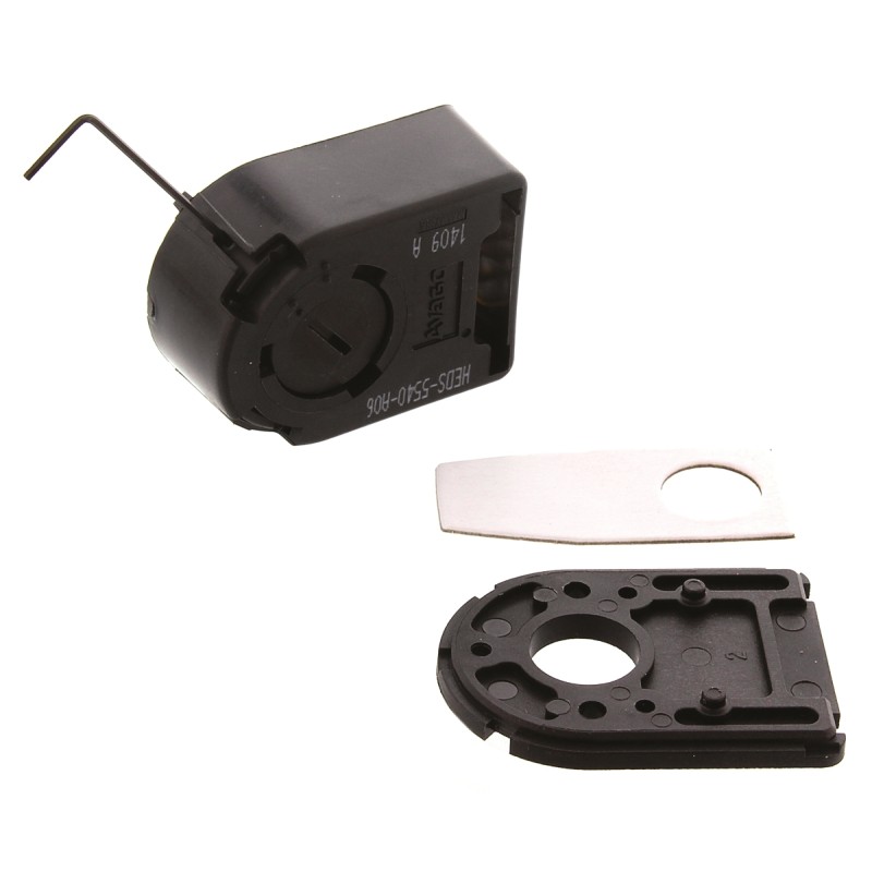 50 pcs - Broadcom 5V dc Optical Encoder with a 1/4 in Hollow Shaft, Cable