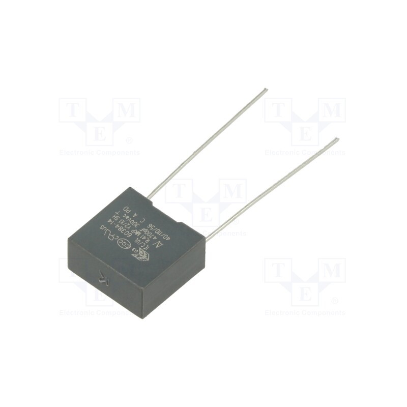 2 pcs x KEMET - R413F147050T0K - Capacitor: polypropylene, 4.7nF, 13x12x6mm, THT, ±10%, 10mm, 300VAC