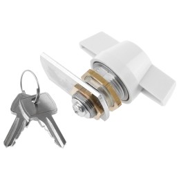 1 pcs - Euro-Locks a Lowe & Fletcher group Company Camlock, 13.2mm Panel-to-Tongue, 22.3 x 19.2mm Cutout, Key Unlock