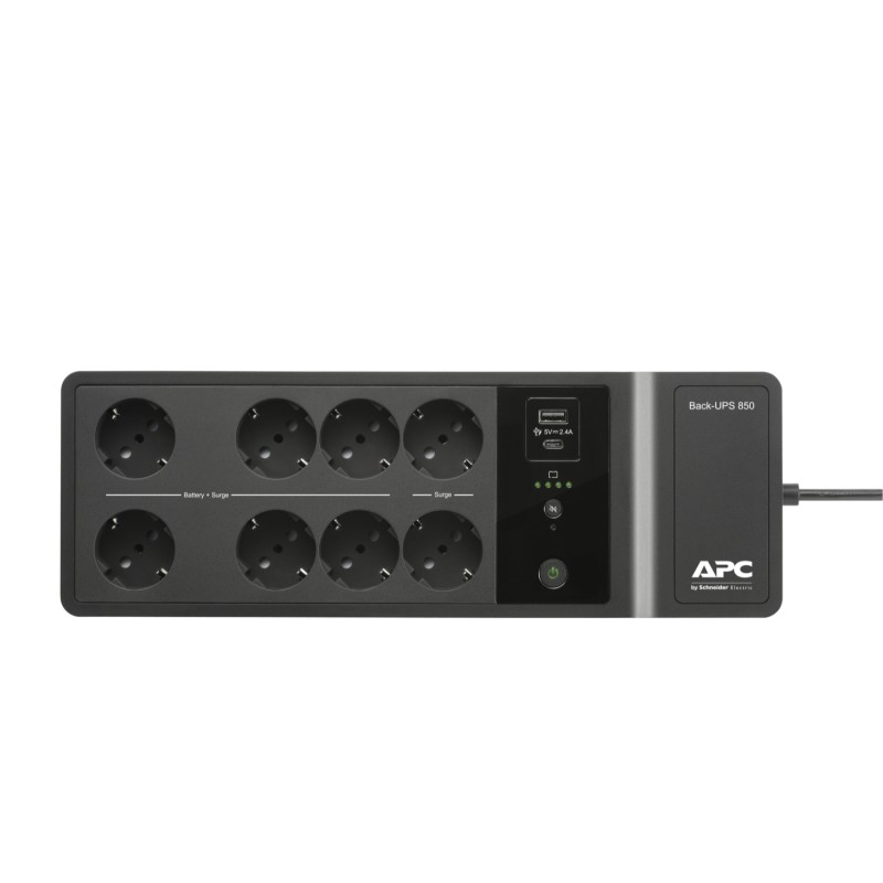 1 pcs - APC 230V Input Stand Alone Uninterruptible Power Supply, 850VA (520W), Back-UPS
