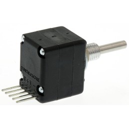 10 pcs - Bourns 5V dc 100 Pulse Optical Encoder with a 3.175 mm Plain Shaft, Bracket Mount, Axial PC Pin