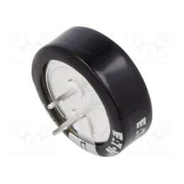 1 pcs x EATON ELECTRONICS - KVR-5R0C155-R - Supercapacitor, THT, 1.5F, 5VDC, -20÷80%, Body dim: Ø20.8x7.6mm