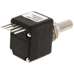 5 pcs - Bourns 5V dc 256 Pulse Optical Encoder with a 6.35 mm Round Shaft, Bracket Mount