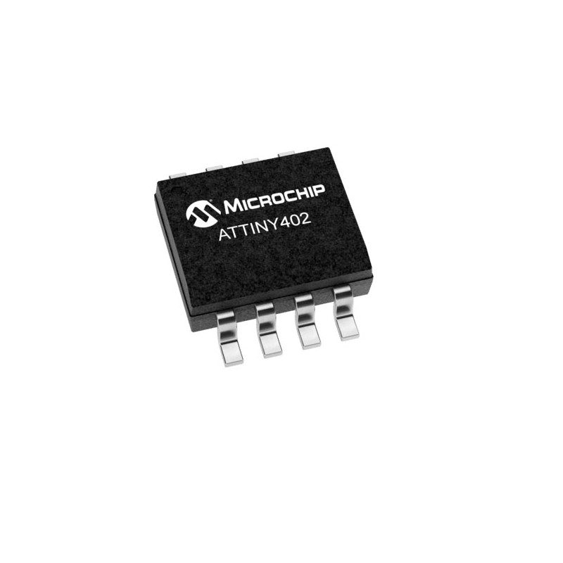 25 pcs - Microchip ATTINY402-SSN, 8bit AVR Microcontroller, ATtiny402, 20MHz, 4 kB Flash, 8-Pin SOIC