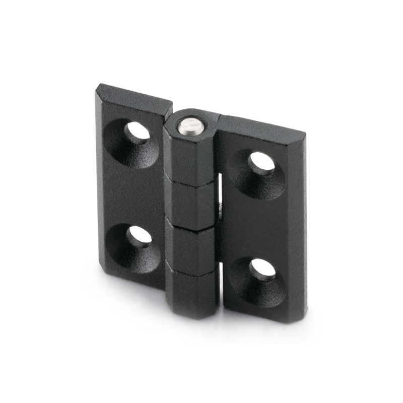 1 pcs - Elesa Zinc Alloy Butt Hinge with a Loose Pin Pin, Screw Fixing, 50mm x 50mm x 11.5mm