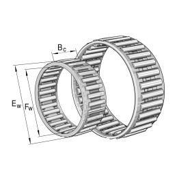 1 pcs - INA K10X13X10-TV/0-7 10mm I.D Needle Roller Bearing, 13mm O.D