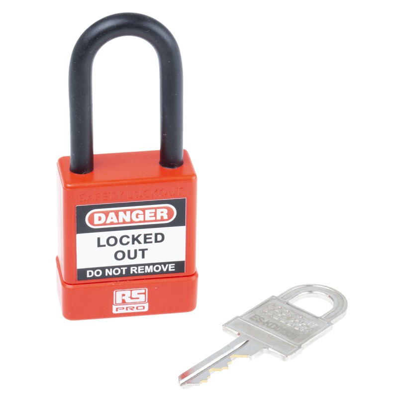 1 pcs - RS PRO 1-Lock Safety Lockout, 6mm Shackle