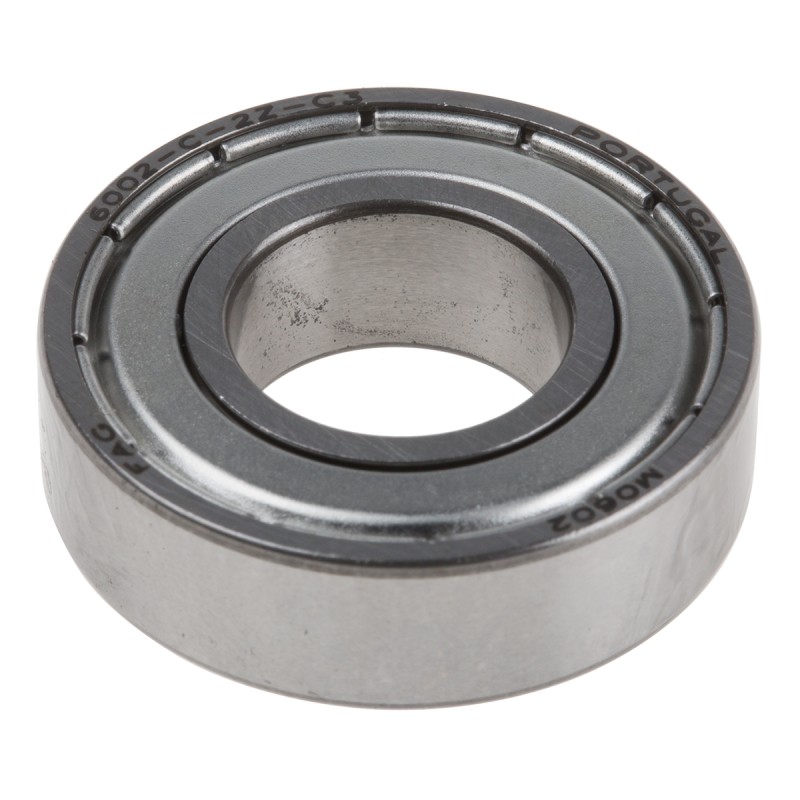 1 pcs - FAG 6002-C-2Z-C3 Single Row Deep Groove Ball Bearing- Both Sides Shielded 15mm I.D, 32mm O.D