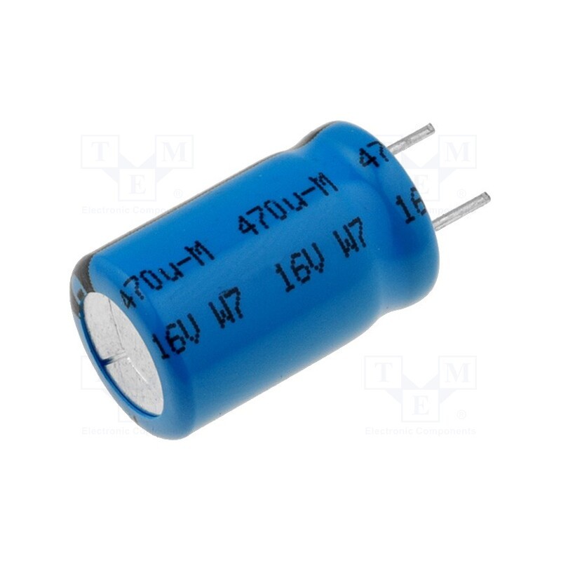1 pcs x VISHAY - MAL213665471E3 - Capacitor: electrolytic, low ESR, THT, 470uF, 16VDC, Ø10x16mm, ±20%