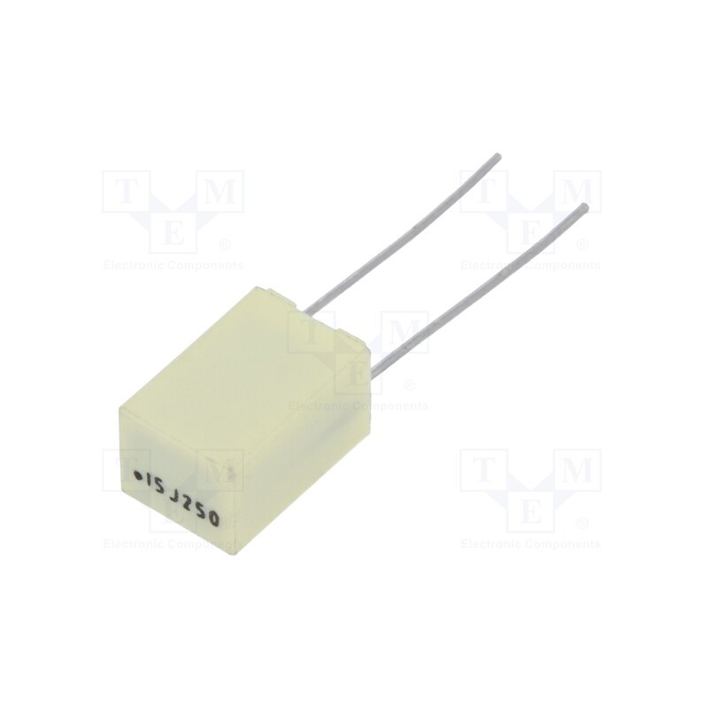 2 pcs x KEMET - R82IC3150DQ50J - Capacitor: polyester, 150nF, 160VAC, 250VDC, 5mm, ±5%, 7.2x6x11mm
