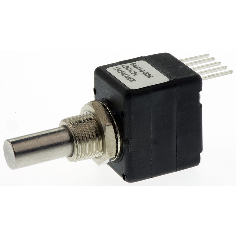 5 pcs - Bourns 5V dc 128 Pulse Optical Encoder with a 6.342 mm Plain Shaft, Bracket Mount, Axial PC Pin