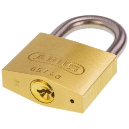 1 pcs - ABUS Key Weatherproof Brass, Stainless Steel Weatherproof Padlock, Keyed Alike, 6.5mm Shackle, 40mm Body