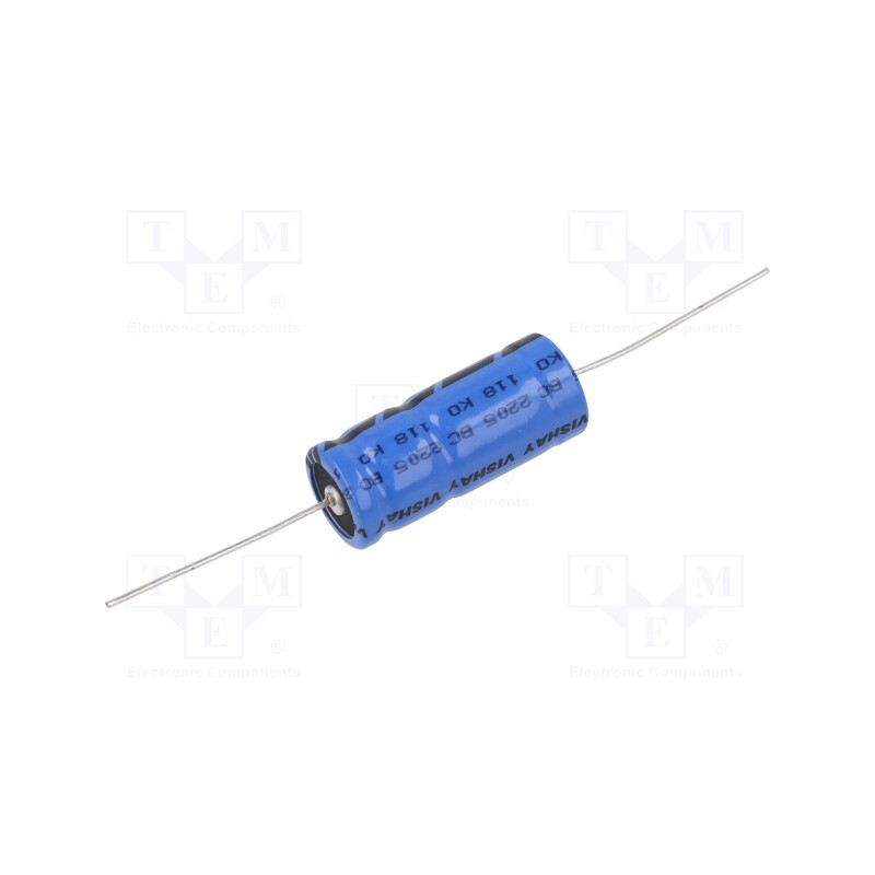 1 pcs x VISHAY - MAL211828221E3 - Capacitor: electrolytic, THT, 220uF, 63VDC, Ø12.5x30mm, ±20%, 8000h