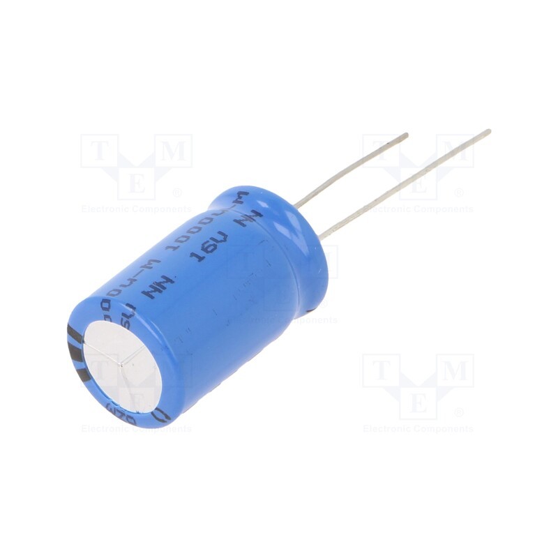 1 pcs x VISHAY - MAL213635102E3 - Capacitor: electrolytic, THT, 1mF, 16VDC, Ø12.5x20mm, Pitch: 5mm